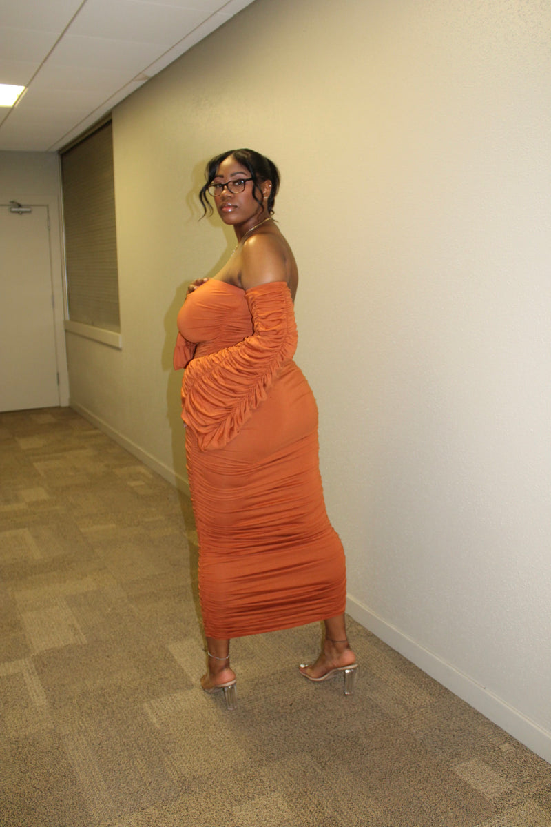 gabby orange dress bachelor The Bachelor Fashion Details: Clayton Echard's Finale